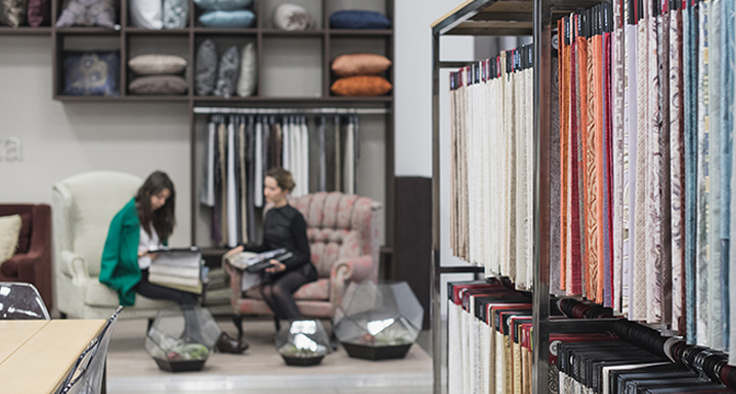 Шоу-рум компании Textiledata