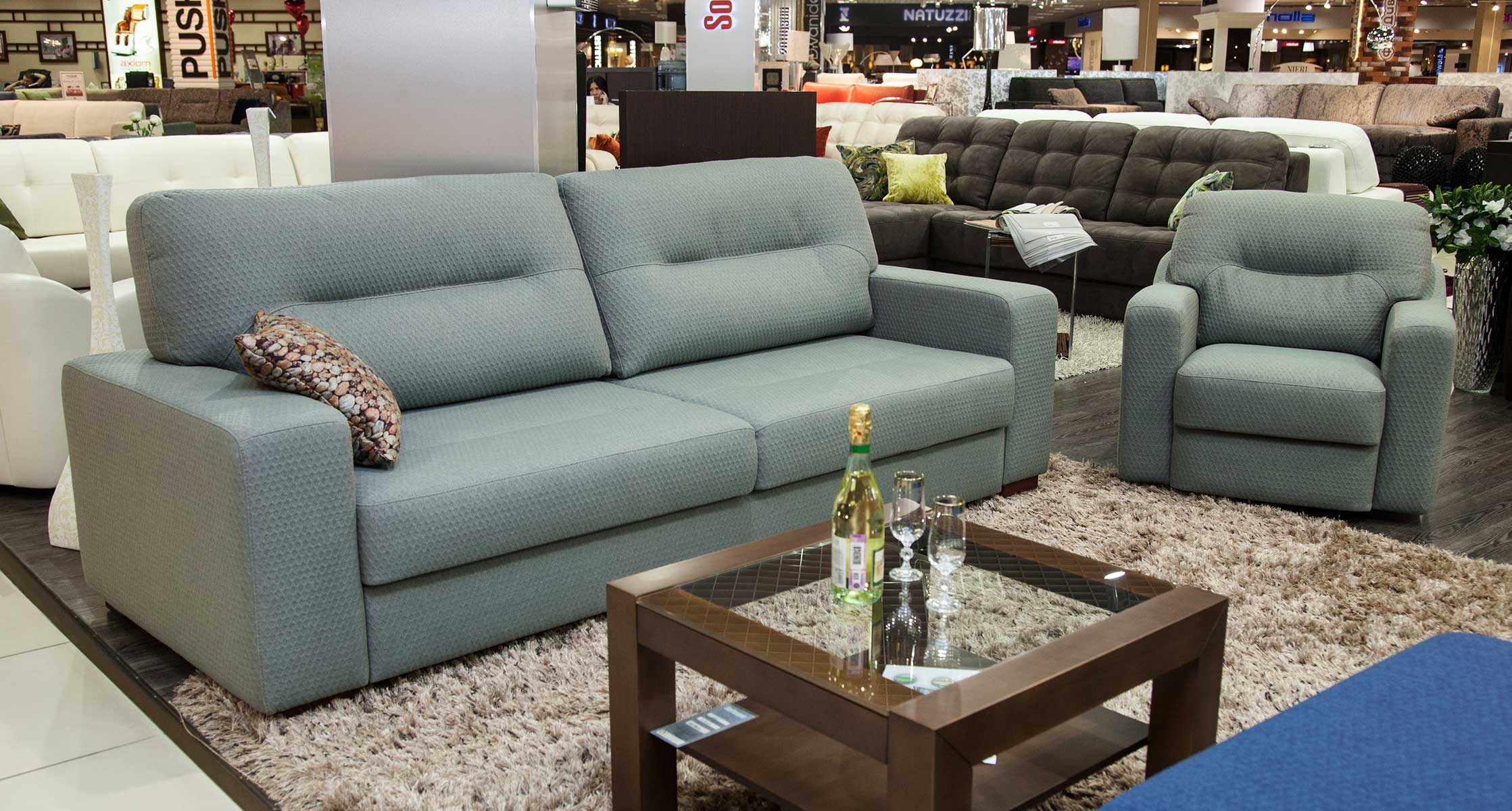 Ткань: Plexus\40, Фабрика: Sofmann, Модель: Trento