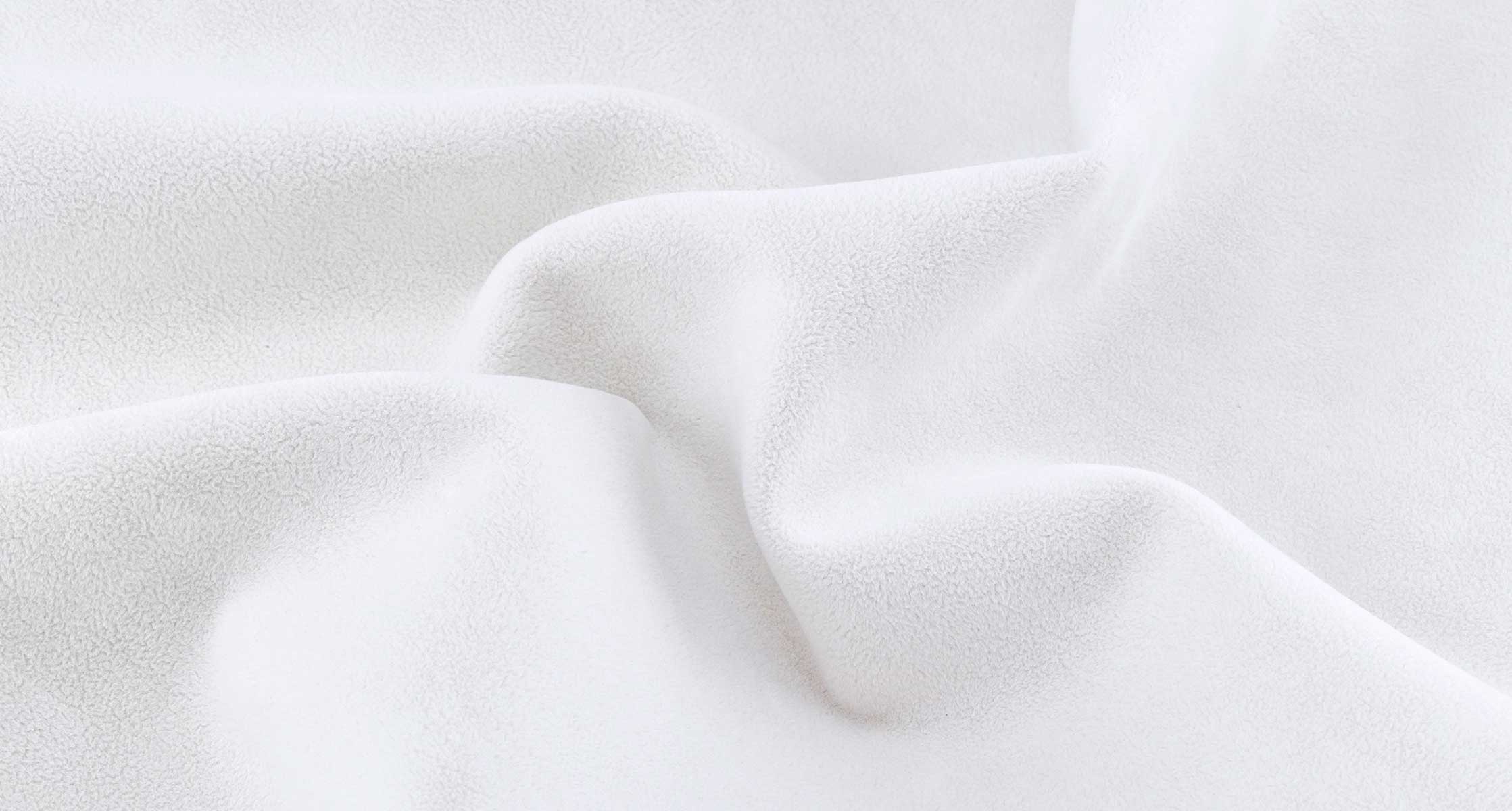 Объем Ткани Велсофт Плейн\Сноу Вайт | Velsoft\Plain\Snow White